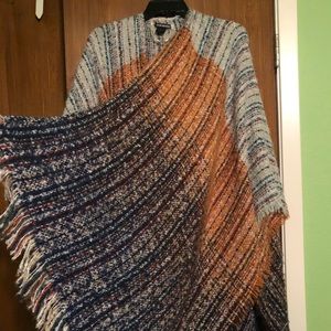 Steve Madden sweater poncho, one size fits all!
